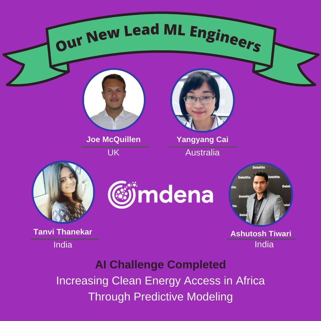 Omdena NeedEnergy Lead ML Engineer announcement